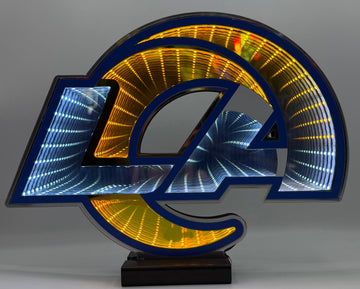 Los Angeles Rams Logo NFL LED Infinity Light
