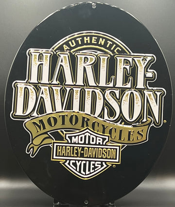 Harley Davidson Authentic Oval Sign