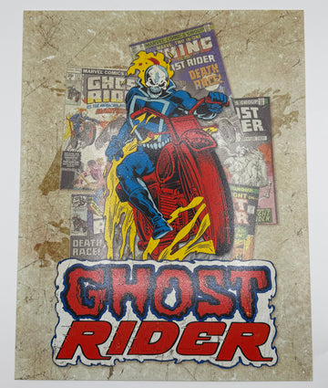 Ghost Rider Retro Tin Sign