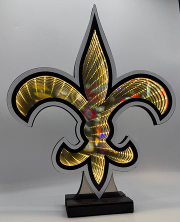 New Orleans Saints Logo NFL LED Infinity Lights