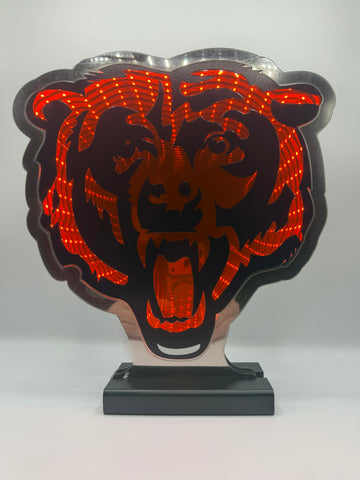 Chicago Bears Logo NFL LED Infinity Light