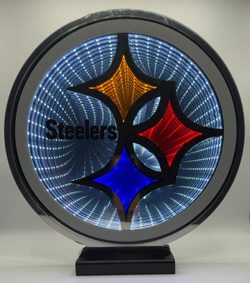 Pittsburgh Steelers Logo NFL LED Infinity Light