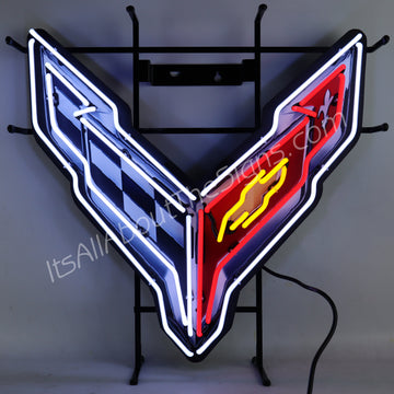 Chevrolet C8 (New Gen) Neon Sign with Backing