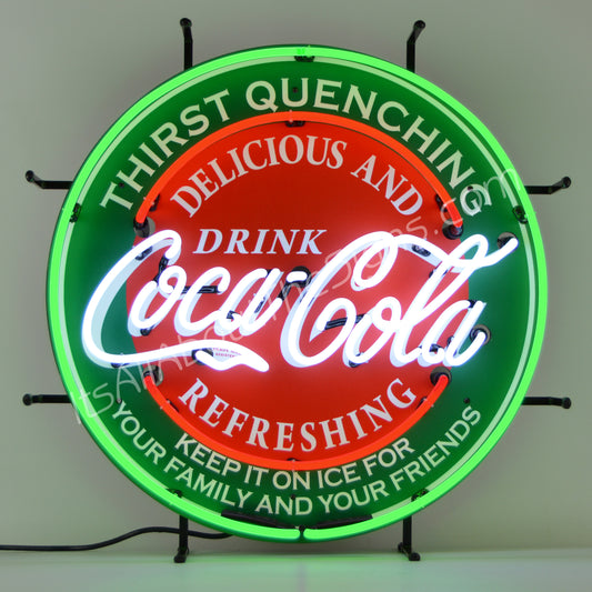 Coca-Cola Evergreen Neon Sign