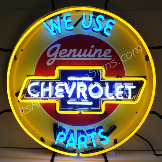 Genuine Chevrolet Parts Neon Sign