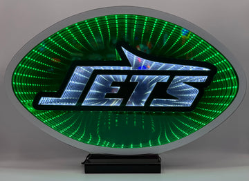 New York Jets Logo NFL LED Infinity Lights