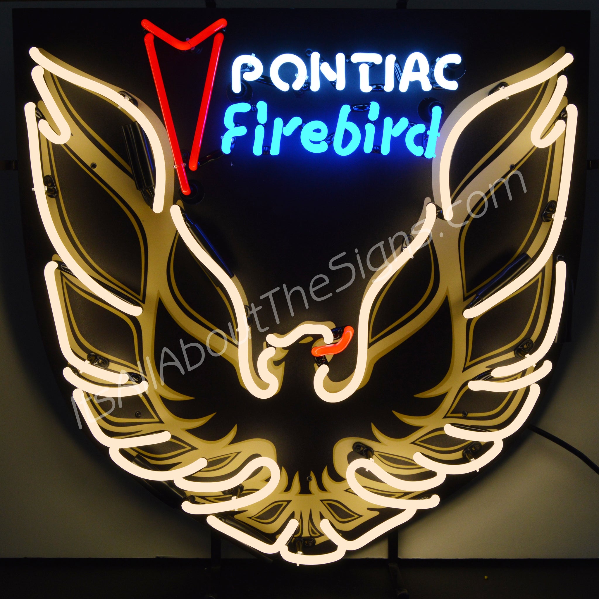 Pontiac Firebird Neon Sign with Backing