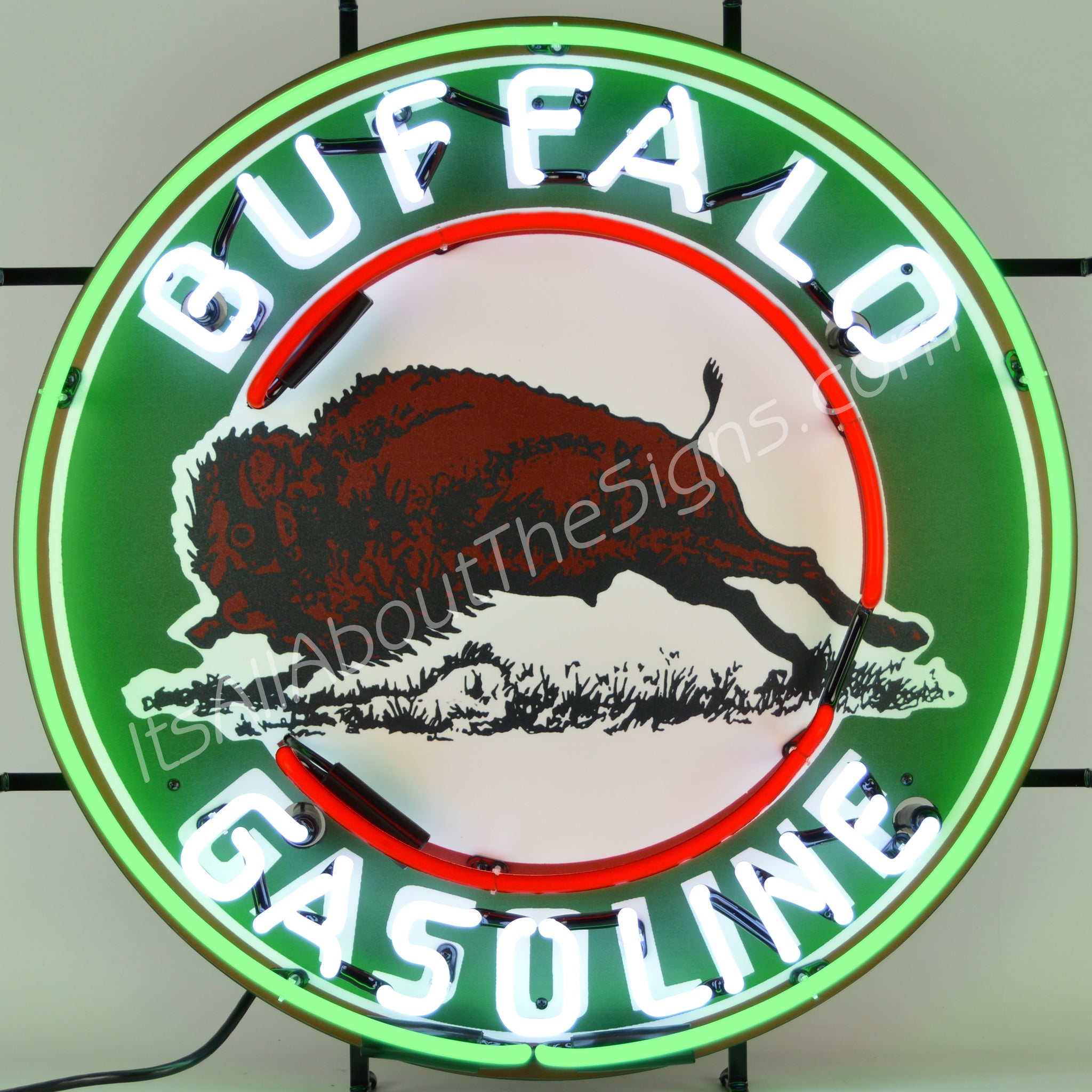 Buffalo Gasoline Neon Sign