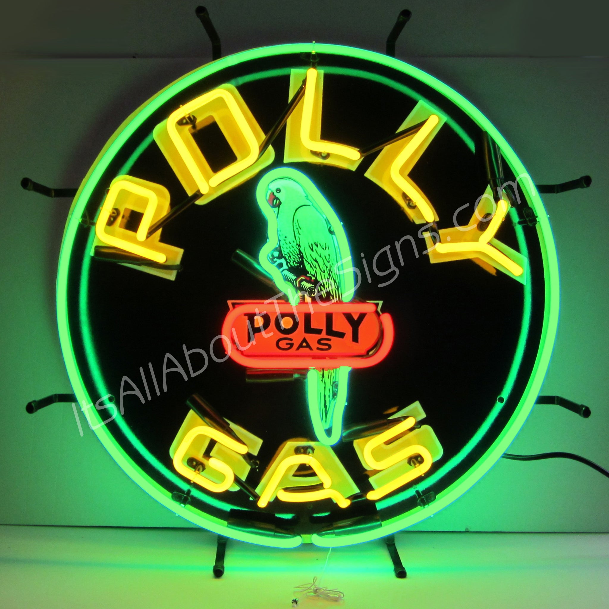 Polly Gas Neon Sign