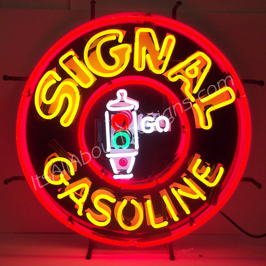 Signal Gasoline Neon Sign