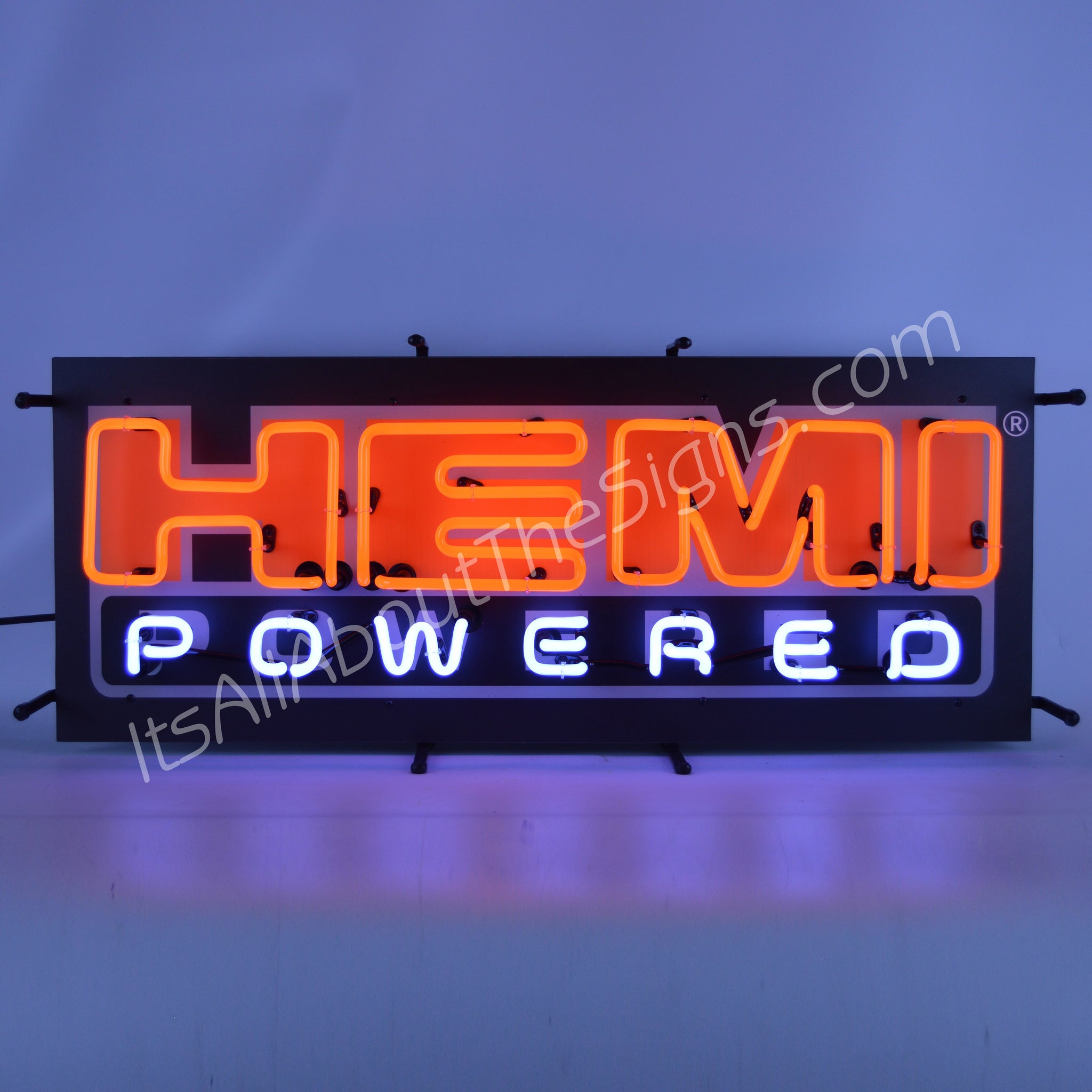 Hemi Powered Neon Sign W/Backing