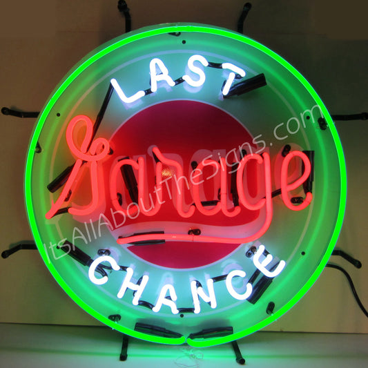 Last Chance Garage Neon Sign