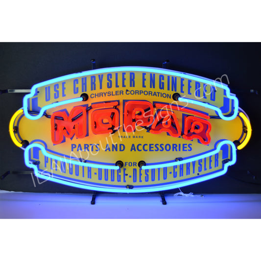 Mopar Vintage Parts Neon Sign