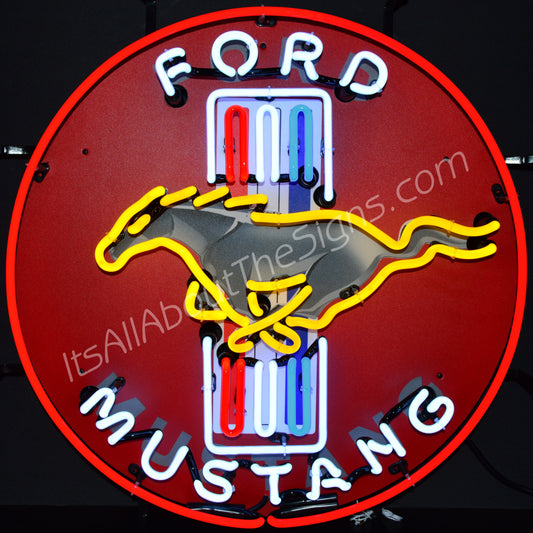 Ford Mustang Neon Sign