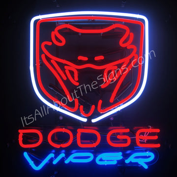 Dodge Viper Neon Sign