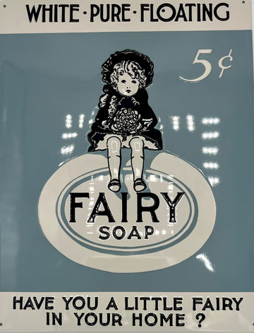 Fairy Soap Metal Embossed Sign