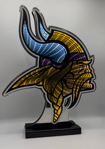 Minnesota Vikings Logo NFL LED Infinity Light