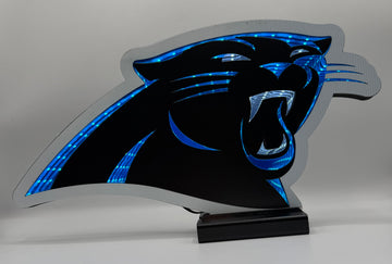 Carolina Panthers Logo NFL LED Infinity Light