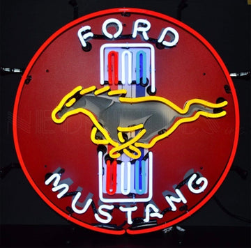 Ford Mustang Neon Sign