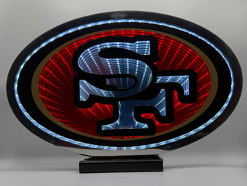 San Francisco 49ers Logo NFL LED Infinity Light