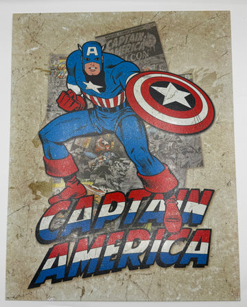 Captain America Tin Sign