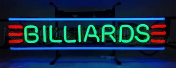 Billiards Premium Junior Neon Sign