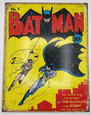 Bat Man Retro Tin Sign
