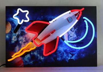 Rocket Jr. Neon Sign