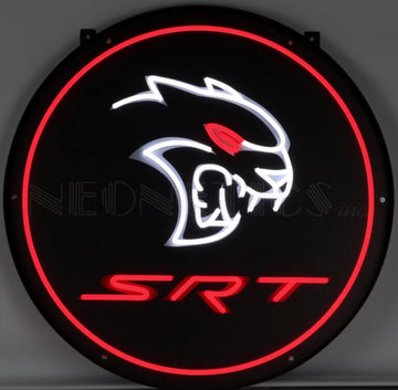 Dodge SRT Redeye Round LED FLEX-NEON Sign