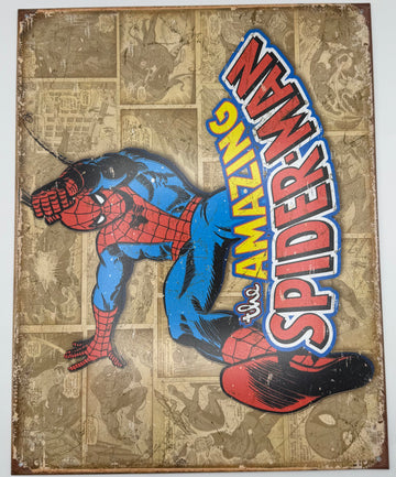 The Amazing Spider-Man Retro Tin Sign