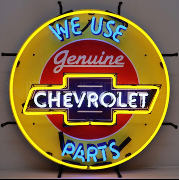 Chevrolet Parts Neon Sign