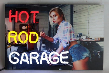 Hot Rod Garage Jr. Neon Sign