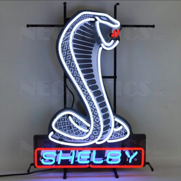Shelby Cobra Shaped Emblem Neon Sign
