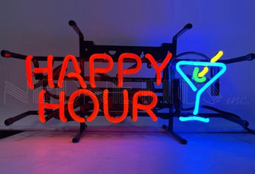 Happy Hour Premium Jr. Neon Sign