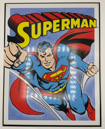 Superman Flight Retro Tin Sign