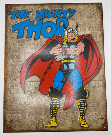 The Mighty Thor Retro Tin Sign