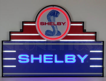 Shelby LED FLEX-NEON Sign in Steel Can