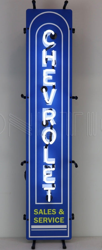 Chevy Vertical Jr. Neon Sign
