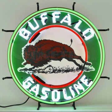 Buffalo Gasoline Neon Sign