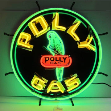 Polly Gas Neon Sign