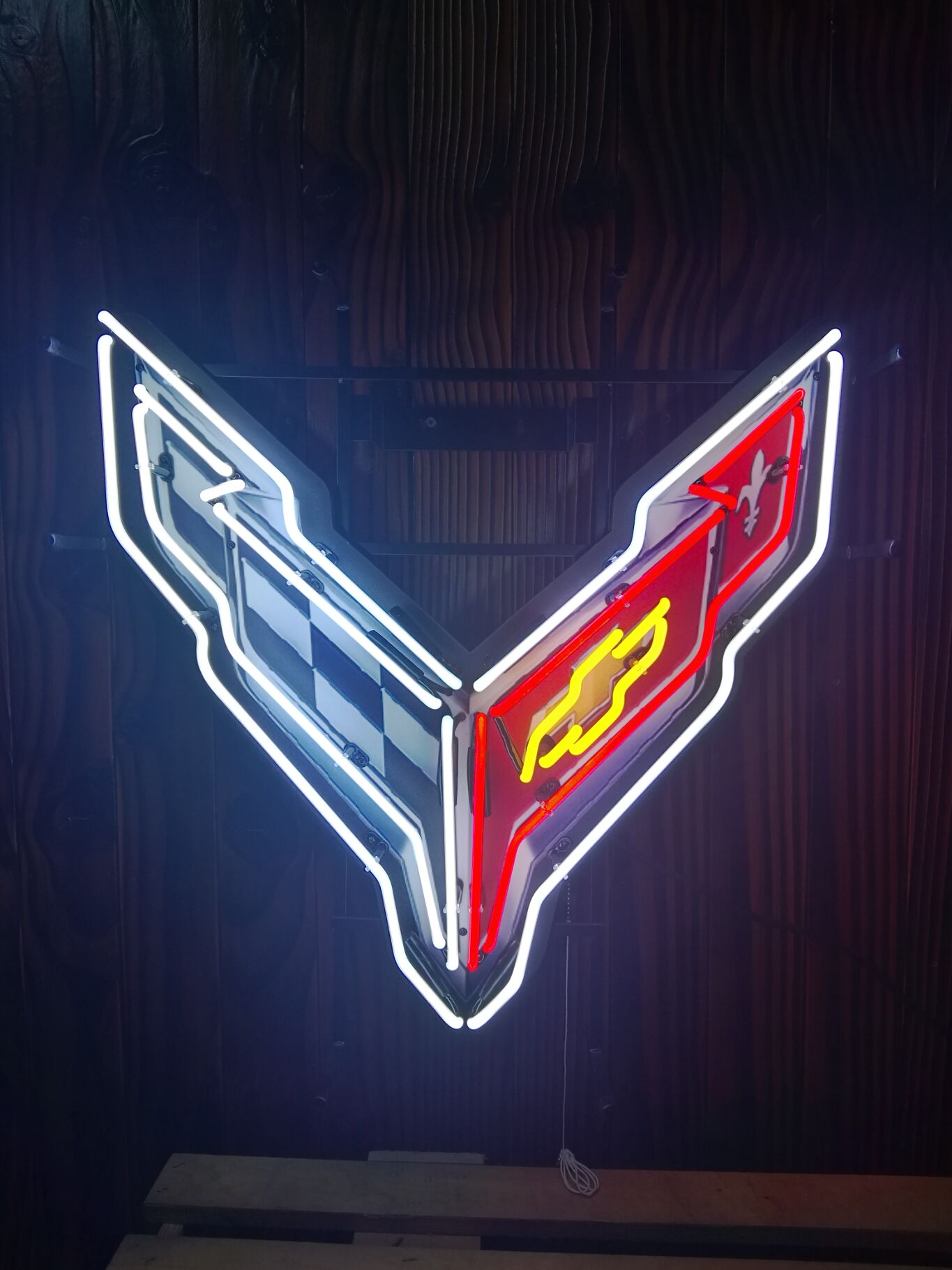 Chevrolet C8 (New Gen) Neon Sign with Backing