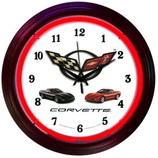 Chevrolet Corvette C5 Neon Clock