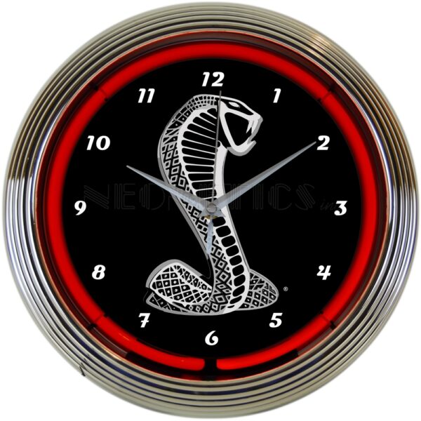 Ford Snake Neon Clock