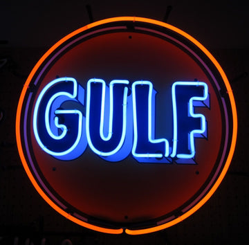 Gulf Oil Neon Sign