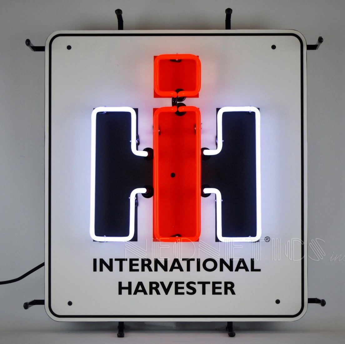 International Harvester Logo Neon Sign