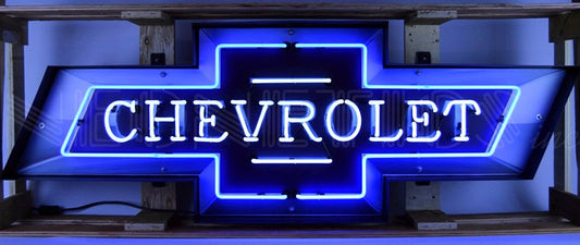 5' Chevrolet Bowtie in Steel Can Neon Sign