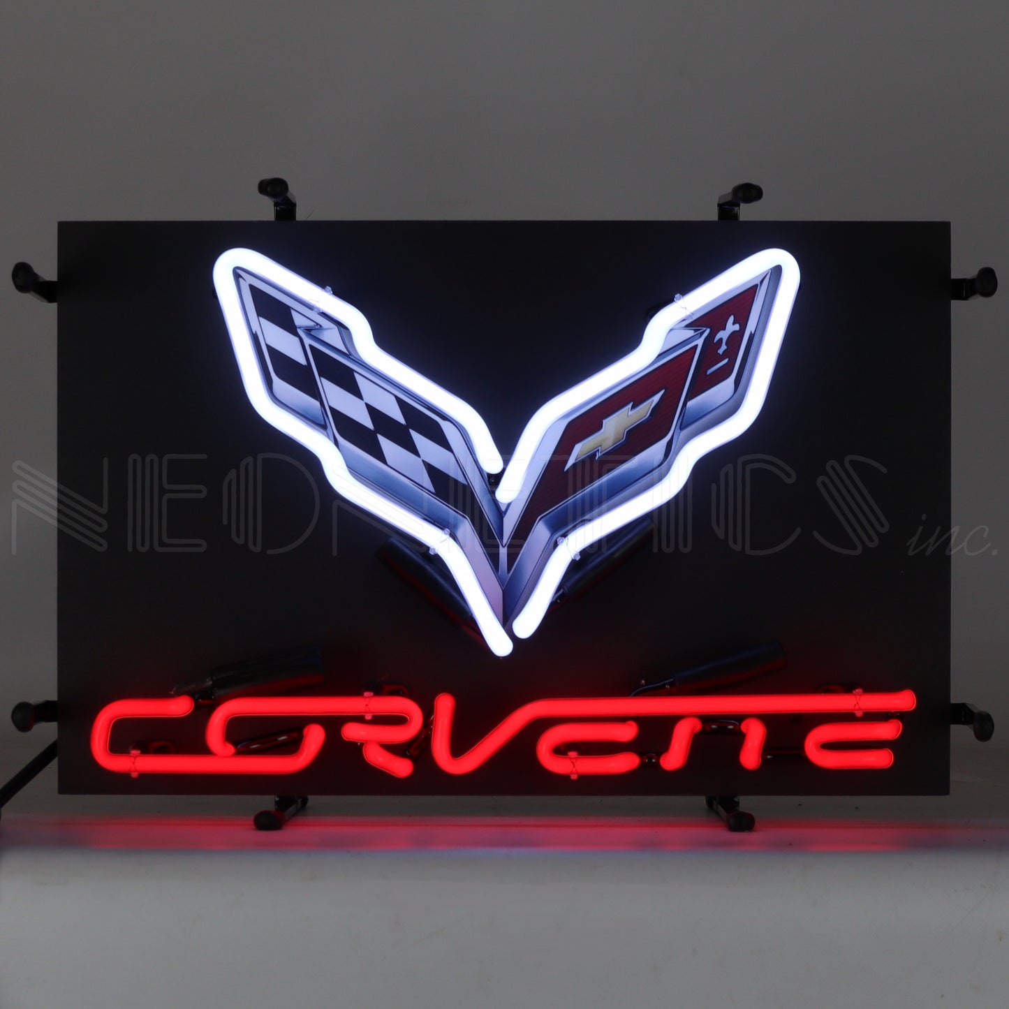 Corvette C7 Jr. Neon Sign with Backing