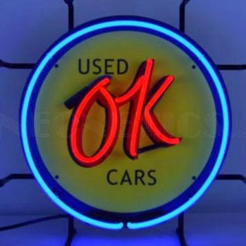 OK Used Cars Jr. Neon Sign