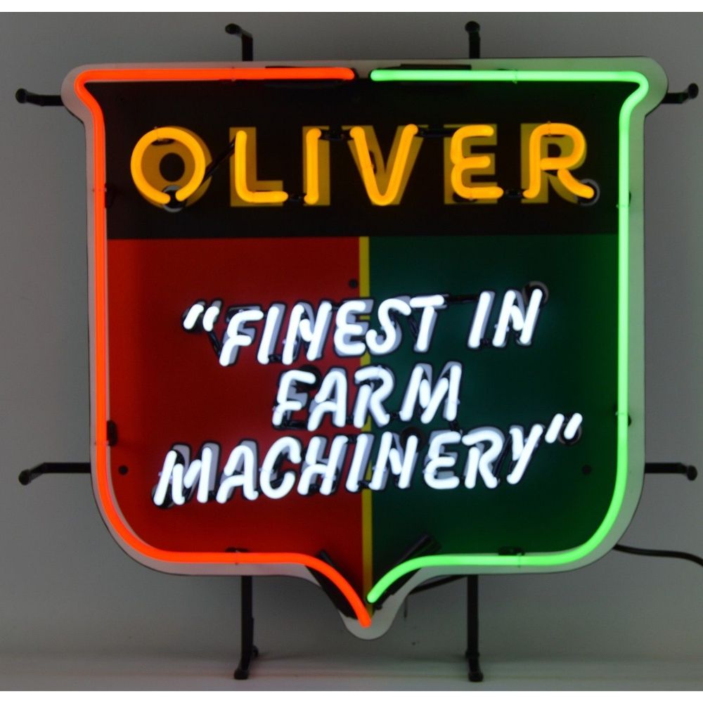 Oliver Tractors Neon Sign