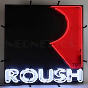 Roush Square "R" Neon Sign